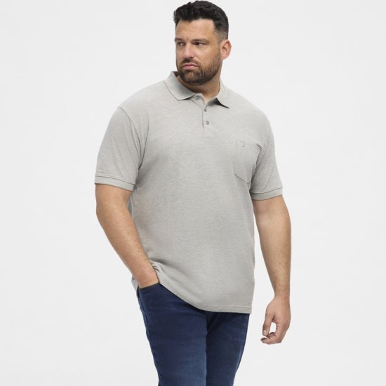 North Latitude Polo Short Sleeve Grey - Polokošele - Polokošele 2XL-8XL