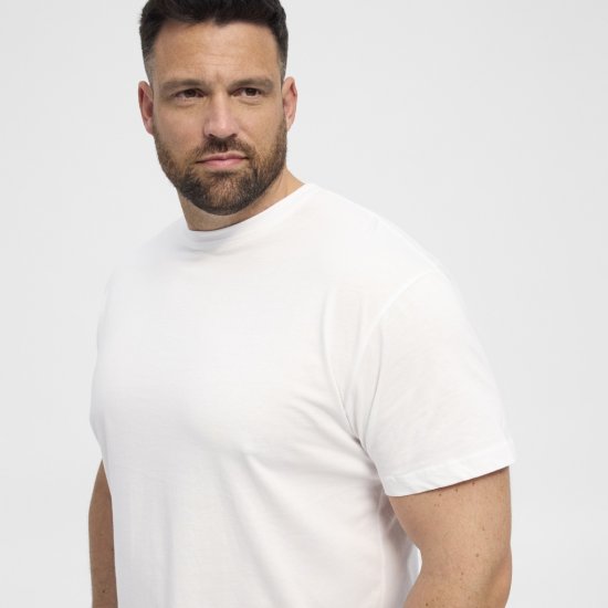 North Latitude T-Shirt 2-Pack White - Tričká - Nadrozmerné tričká - 2XL-14XL