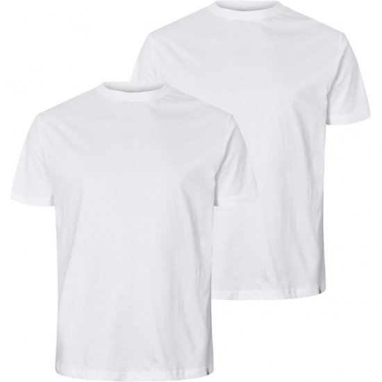North Latitude T-Shirt 2-Pack White - Tričká - Nadrozmerné tričká - 2XL-14XL