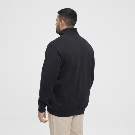 North Latitude Sweatshirt Cardigan Black - Mikiny & mikiny bez kapucne - Mikiny & Mikiny s Kapucňou 2XL-12XL