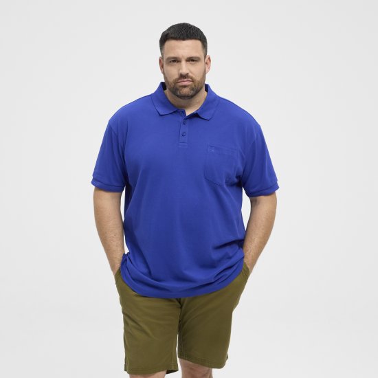 North Latitude Polo Pique Short Sleeve Cobalt Blue - Polokošele - Polokošele 2XL-8XL