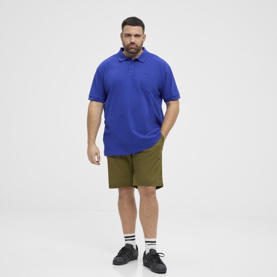 North Latitude Polo Pique Short Sleeve Cobalt Blue - Polokošele - Polokošele 2XL-8XL