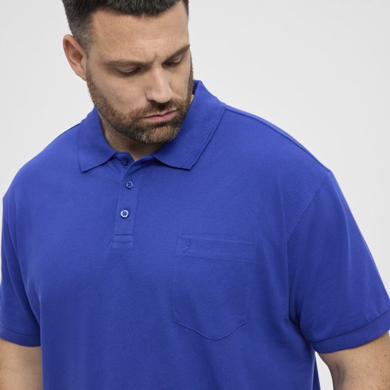 North Latitude Polo Pique Short Sleeve Cobalt Blue - Polokošele - Polokošele 2XL-8XL