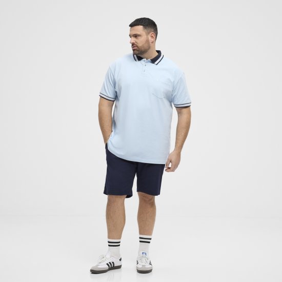 North Latitude Polo Pique Short Sleeve Light Blue - Polokošele - Polokošele 2XL-8XL