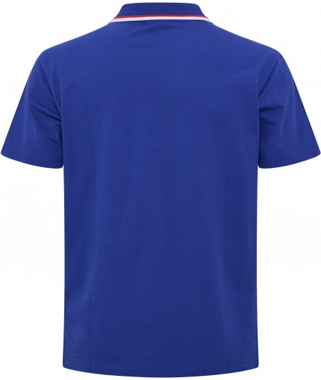 North Latitude Polo Pique V-Neck Blue - Polokošele - Polokošele 2XL-8XL