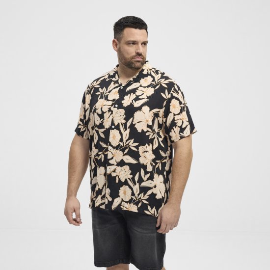 North Latitude Shirt Cuba Short Sleeve Navy - Košele - Košele 2XL-10XL