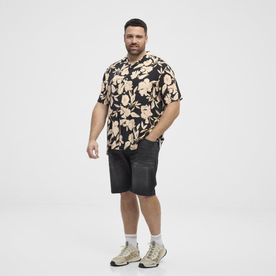 North Latitude Shirt Cuba Short Sleeve Navy - Košele - Košele 2XL-10XL