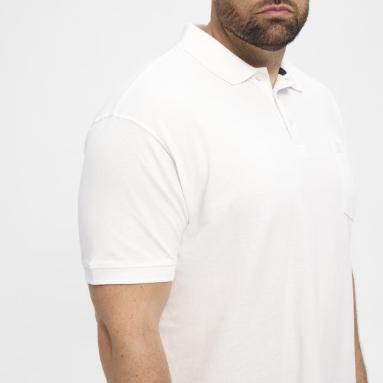 North Latitude Polo Short Sleeve White - Polokošele - Polokošele 2XL-8XL