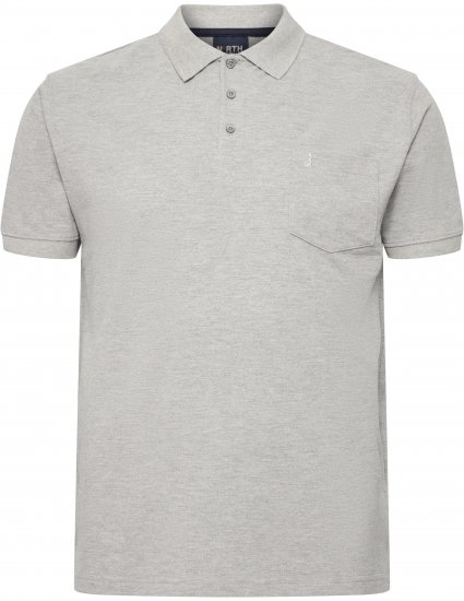 North Latitude Polo Short Sleeve Grey - Polokošele - Polokošele 2XL-8XL