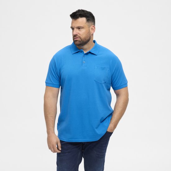 North Latitude Polo Short Sleeve Blue - Polokošele - Polokošele 2XL-8XL