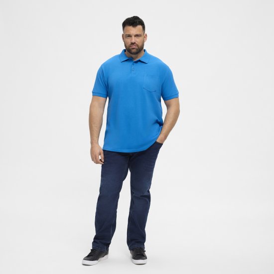 North Latitude Polo Short Sleeve Blue - Polokošele - Polokošele 2XL-8XL