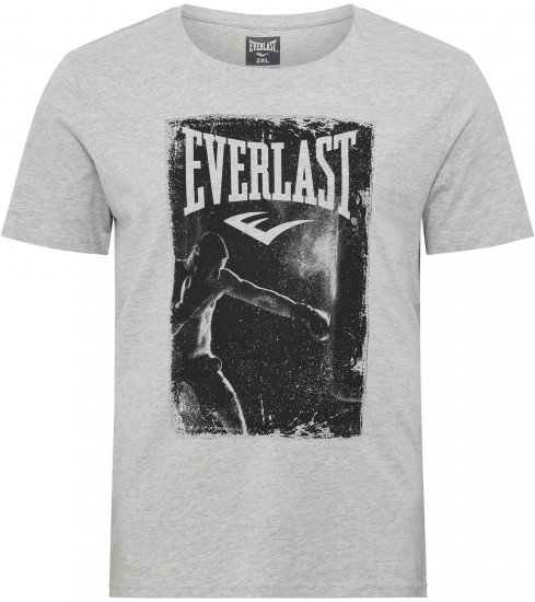 North Latitude Everlast T-shirt Grey Melange - Tričká - Nadrozmerné tričká - 2XL-14XL