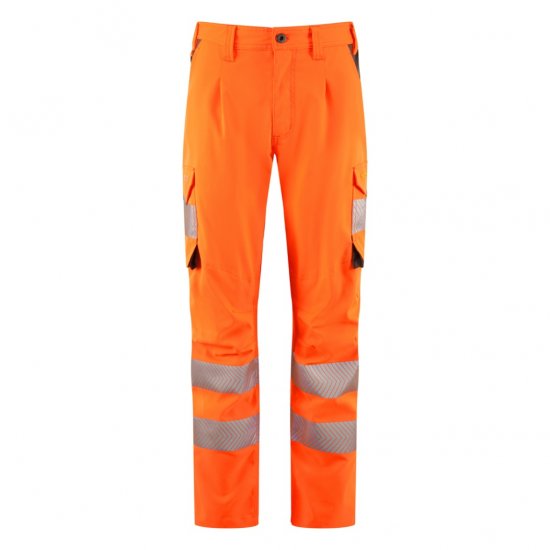 Leo Beckamoor Leo EcoViz Womens Stretch Cargo Trousers Orange - Pracovné Odevy - 