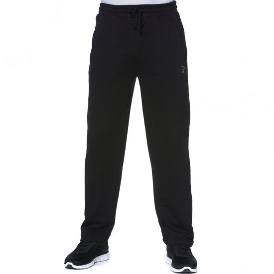 JP1880 Sweatpants Joggers Straight Cut Basic Fit Black TALL - PÁNSKE OBLEČENIE MT-6XLT - Veľkosti pre VYSOKÝCH