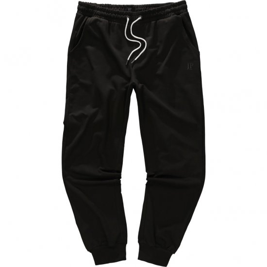 JP1880 Sweatpants Modern Fit Lightweight Black - PÁNSKE OBLEČENIE MT-6XLT - Veľkosti pre VYSOKÝCH