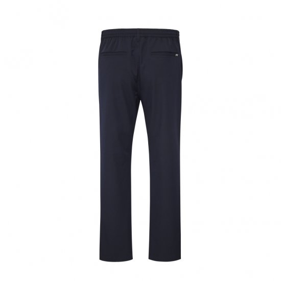 North Latitude Dress Pants Elastic Waist Navy Blue - Nohavice - Pánske Nohavice Nadmerné Veľkosti