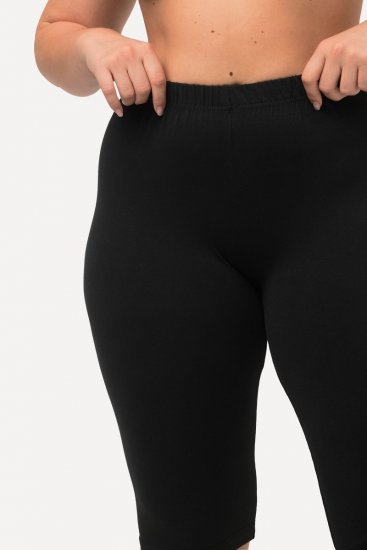Ulla Popken Stretch Knit Bike Shorts Black - Ulla Popken - Ulla Popken oblečenie nadmerných veľkostí