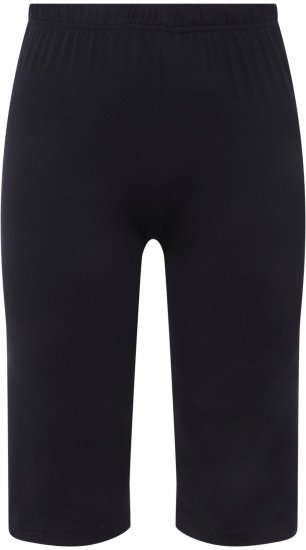 Ulla Popken Stretch Knit Bike Shorts Blue - Džíny & Nohavice vo Veľkých Veľkostiach – Plus Size - 