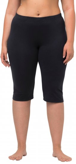 Ulla Popken Stretch Knit Bike Shorts Blue - Džíny & Nohavice vo Veľkých Veľkostiach – Plus Size - 