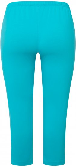 Ulla Popken Basic Stretch Knit Capris Blue - Džíny & Nohavice vo Veľkých Veľkostiach – Plus Size - 