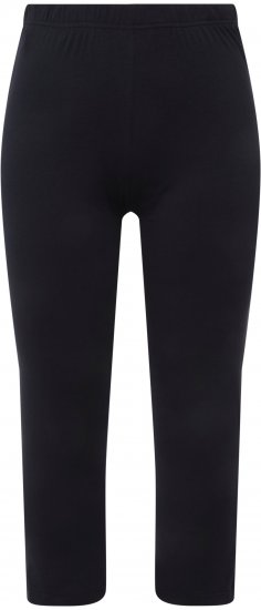 Ulla Popken Basic Stretch Knit Capris Navy - Džíny & Nohavice vo Veľkých Veľkostiach – Plus Size - 