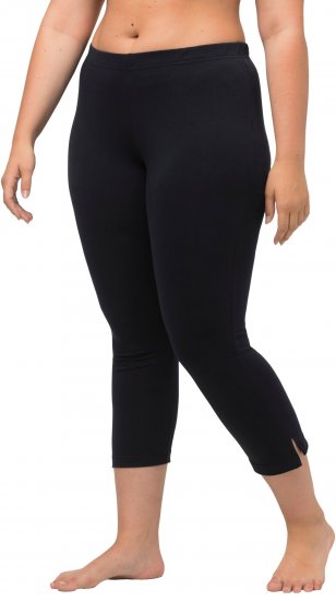Ulla Popken Basic Stretch Knit Capris Navy - Džíny & Nohavice vo Veľkých Veľkostiach – Plus Size - 