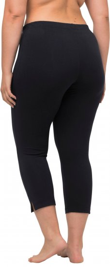 Ulla Popken Basic Stretch Knit Capris Navy - Džíny & Nohavice vo Veľkých Veľkostiach – Plus Size - 