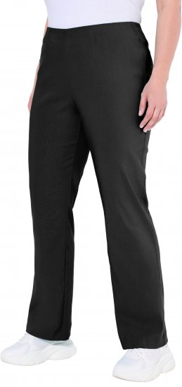 Ulla Popken Classic Stretch Bengaline Comfort Pants Black - Džíny & Nohavice vo Veľkých Veľkostiach – Plus Size - 