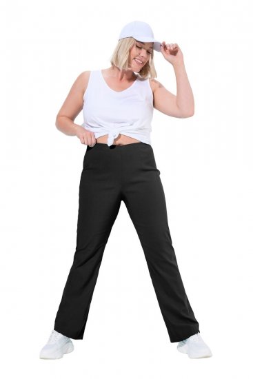 Ulla Popken Classic Stretch Bengaline Comfort Pants Black - Nohavice - Nohavice pre ženy vo veľkých veľkostiach