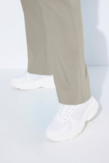 Ulla Popken Classic Stretch Bengaline Comfort Pants Brown - Nohavice - Nohavice pre ženy vo veľkých veľkostiach