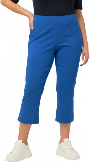 Ulla Popken Stretch Basic Bengaline Capri Pants Royal Blue - Džíny & Nohavice vo Veľkých Veľkostiach – Plus Size - 