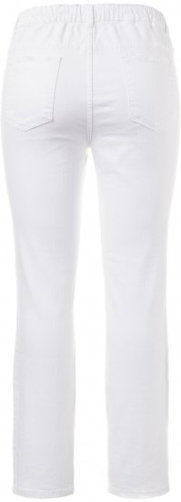 Ulla Popken Sienna Stretch Twill Jeggings Snow White - Džíny & Nohavice vo Veľkých Veľkostiach – Plus Size - 