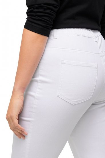 Ulla Popken Sienna Stretch Twill Jeggings Snow White - Nohavice - Nohavice pre ženy vo veľkých veľkostiach