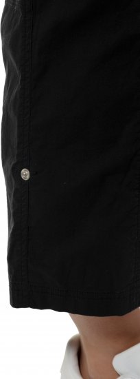 Ulla Popken Roll Tab Hem Stretch Cargo Pants Black - Džíny & Nohavice vo Veľkých Veľkostiach – Plus Size - 