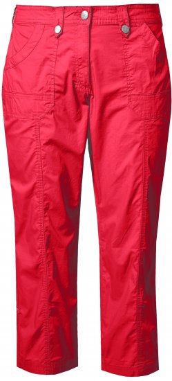 Ulla Popken Roll Tab Hem Stretch Cargo Pants Red - Džíny & Nohavice vo Veľkých Veľkostiach – Plus Size - 