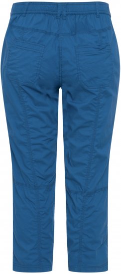 Ulla Popken Roll Tab Hem Stretch Cargo Pants Blue - Džíny & Nohavice vo Veľkých Veľkostiach – Plus Size - 