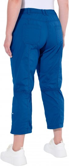 Ulla Popken Roll Tab Hem Stretch Cargo Pants Blue - Džíny & Nohavice vo Veľkých Veľkostiach – Plus Size - 
