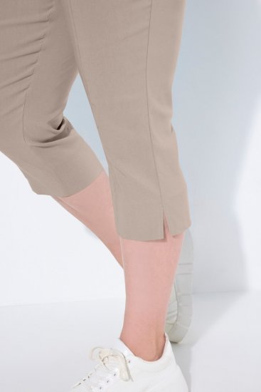 Ulla Popken Bengaline Elastic Waist Stretch Capri Pants Orange - Nohavice - Nohavice pre ženy vo veľkých veľkostiach
