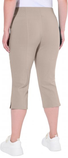 Ulla Popken Bengaline Elastic Waist Stretch Capri Pants Orange - Džíny & Nohavice vo Veľkých Veľkostiach – Plus Size - 