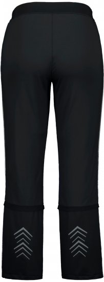 Ulla Popken Zip Off Reflective Detail Funtional Powerstretch Pants Black - Džíny & Nohavice vo Veľkých Veľkostiach – Plus Size - 
