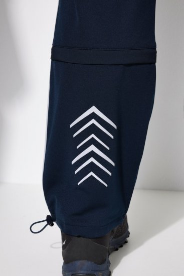Ulla Popken Zip Off Reflective Detail Funtional Powerstretch Pants Navy - Nohavice - Nohavice pre ženy vo veľkých veľkostiach