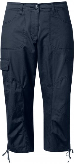 Ulla Popken Stretch Cotton Cargo Crop Pants Navy - Džíny & Nohavice vo Veľkých Veľkostiach – Plus Size - 