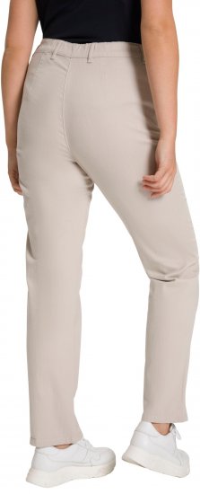 Ulla Popken Summer Pants Mony Beige - Džíny & Nohavice vo Veľkých Veľkostiach – Plus Size - 