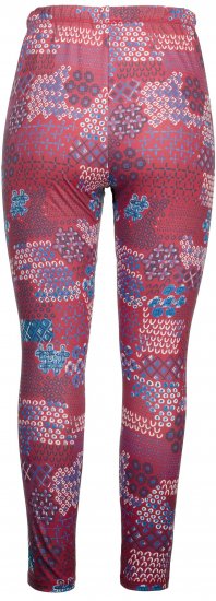 Ulla Popken Graphic Print Recycled Polyester Quick Dry Stretch Leggings Red - Džíny & Nohavice vo Veľkých Veľkostiach – Plus Size - 