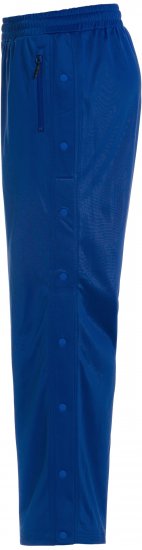 Ulla Popken Snap Placket Side Seam Wide Leg Recycled Polyester Knit Joggers Blue - Džíny & Nohavice vo Veľkých Veľkostiach – Plus Size - 