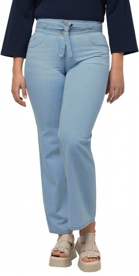 Ulla Popken Soft Denim Wide Leg Jeans Blue Denim - Džíny & Nohavice vo Veľkých Veľkostiach – Plus Size - 