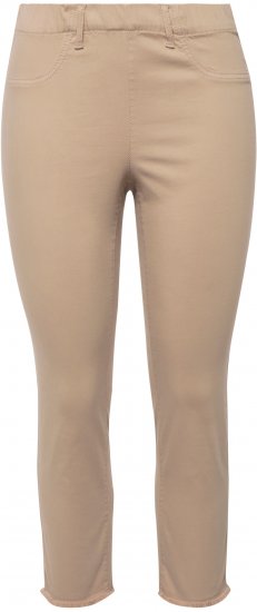 Ulla Popken Stretch Blend Bengaline Pants Dark Putty - Džíny & Nohavice vo Veľkých Veľkostiach – Plus Size - 