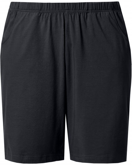 Ulla Popken Stretch Knit Bermuda Shorts Black - Džíny & Nohavice vo Veľkých Veľkostiach – Plus Size - 