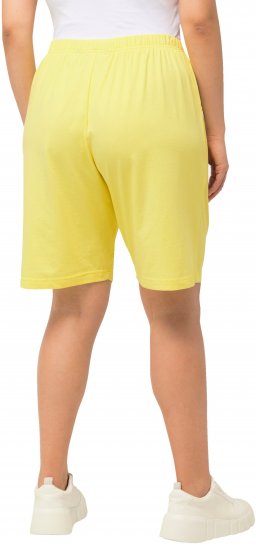 Ulla Popken Stretch Knit Bermuda Shorts Orange - Džíny & Nohavice vo Veľkých Veľkostiach – Plus Size - 