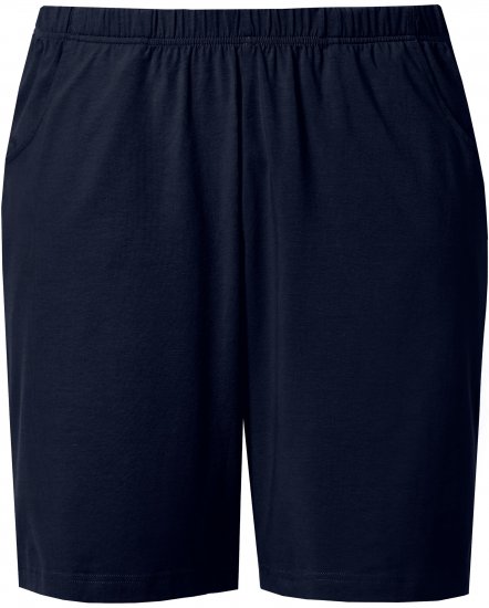 Ulla Popken Stretch Knit Bermuda Shorts Blue - Džíny & Nohavice vo Veľkých Veľkostiach – Plus Size - 